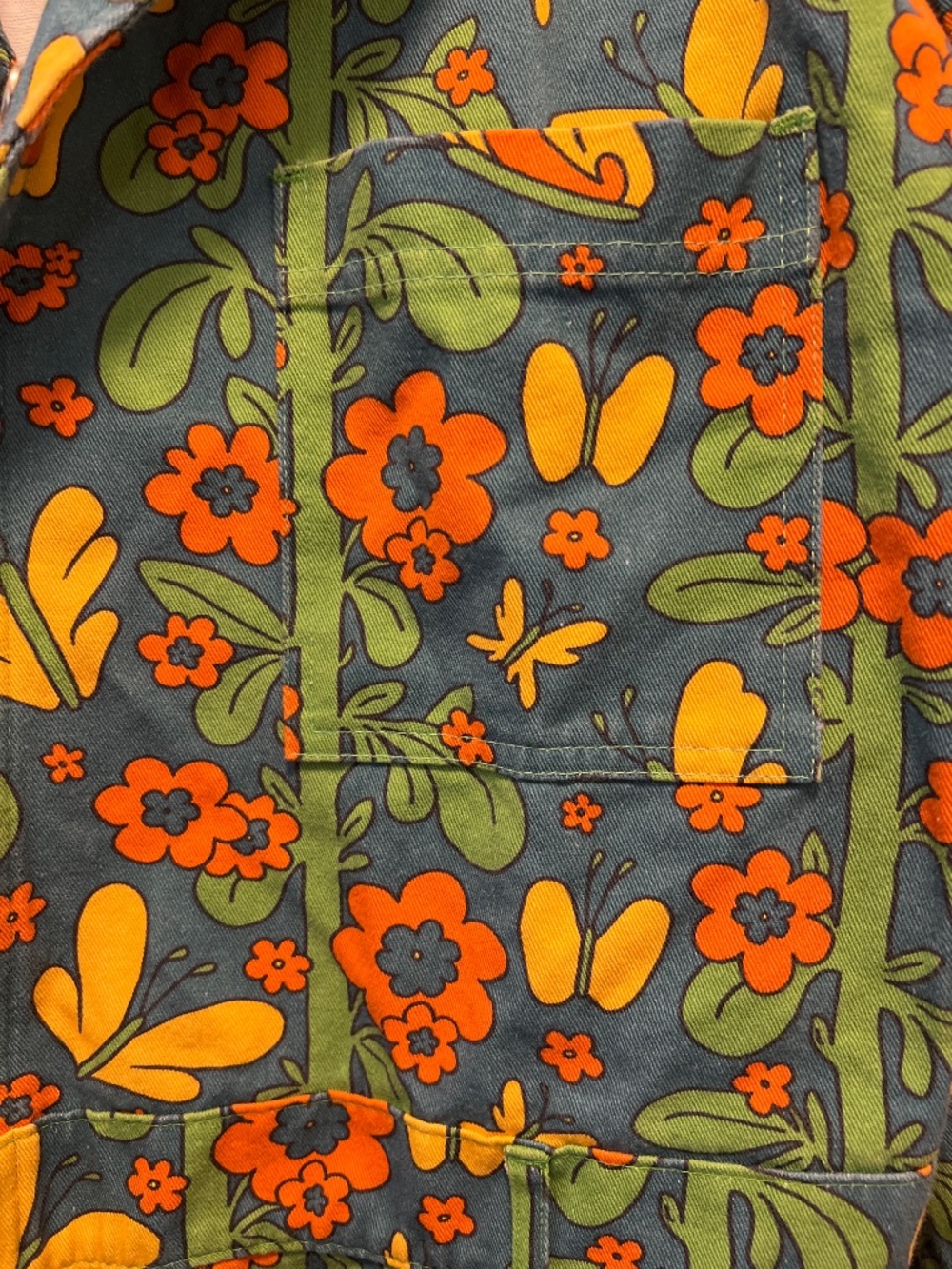 Funky floral big bud press jumpsuit 3XL - Picture 4 of 4